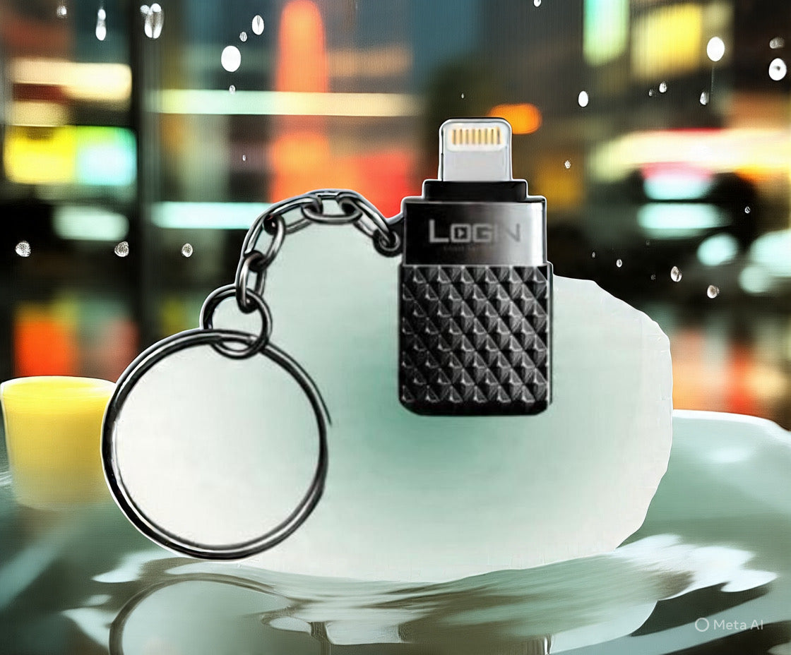LOGIN LT-222 OTG Connector | Lightning to USB OTG Adapter for iOS Devices