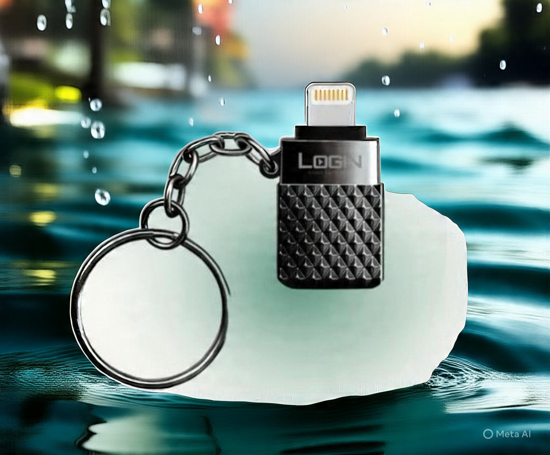 LOGIN LT-222 OTG Connector | Lightning to USB OTG Adapter for iOS Devices