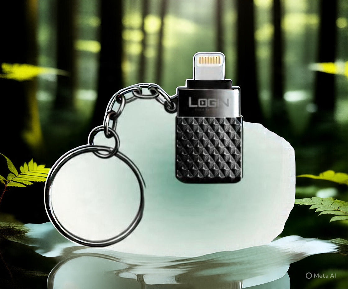 LOGIN LT-222 OTG Connector | Lightning to USB OTG Adapter for iOS Devices