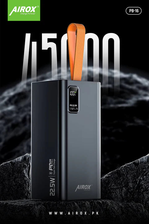 Airox PB-16 Power Bank – 45,000mAh High-Capacity